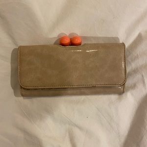Tan Clutch/Wallet